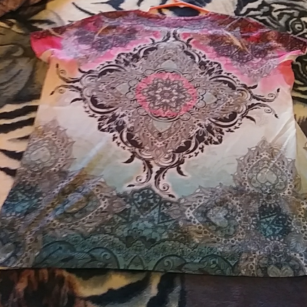 EUC Fashion Bug Sequin Studs Blouse - Picture 5 of 6